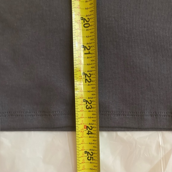 NEW A NEW DAY WOMEN’s Gray Ribbed Super stretchy Swoop neck tank Top size XXL - Picture 7 of 11